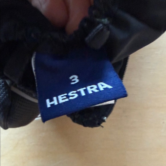 Hestra Kids Black Mittens- best mittens, ever - Picture 3 of 5